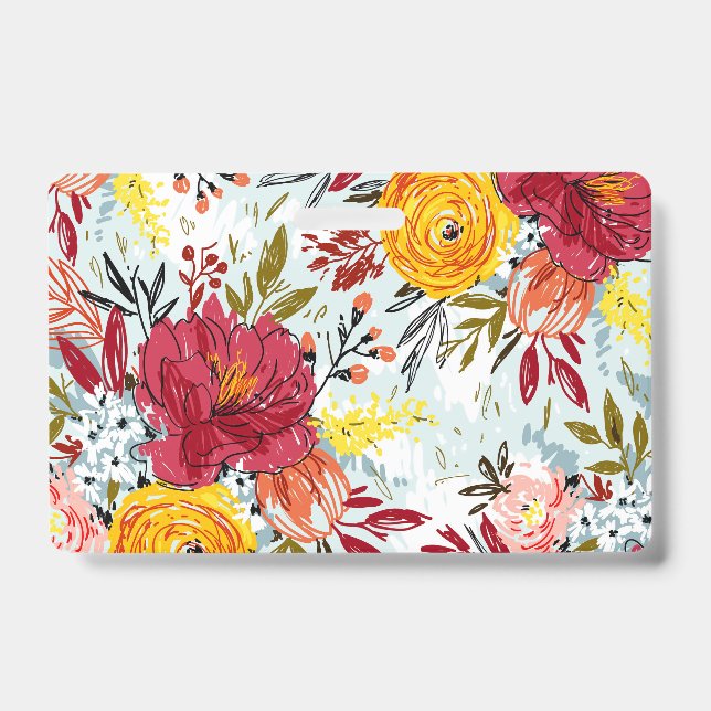 Badge Beau Rose (Avant)