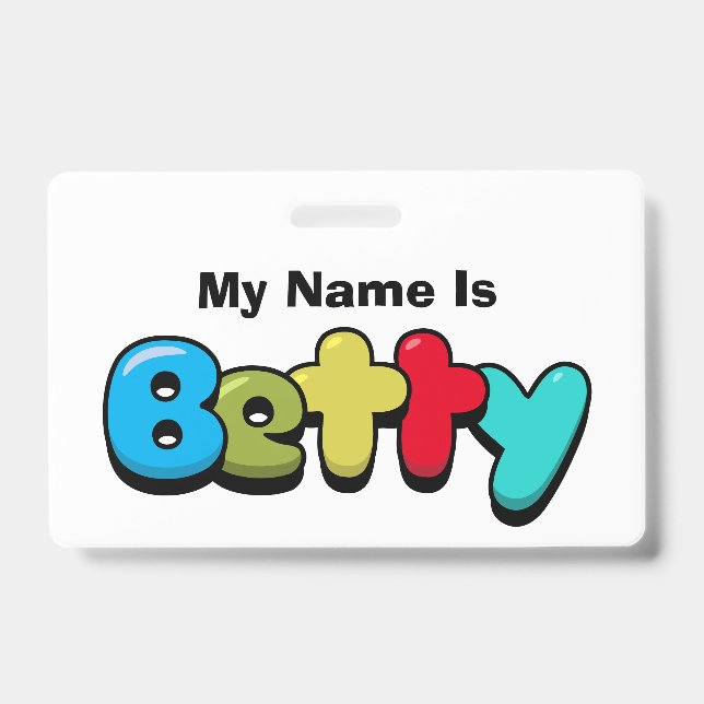 Badge Betty (Avant)