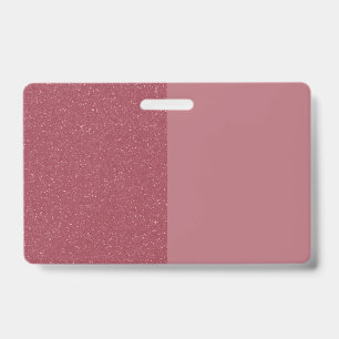 Badge bicolore personnalisé en or rose