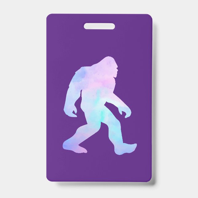 Badge Bigfoot aquarelle       (Avant)