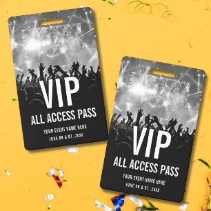 Badge Billet de concert VIP Passeport accès illimité Noi