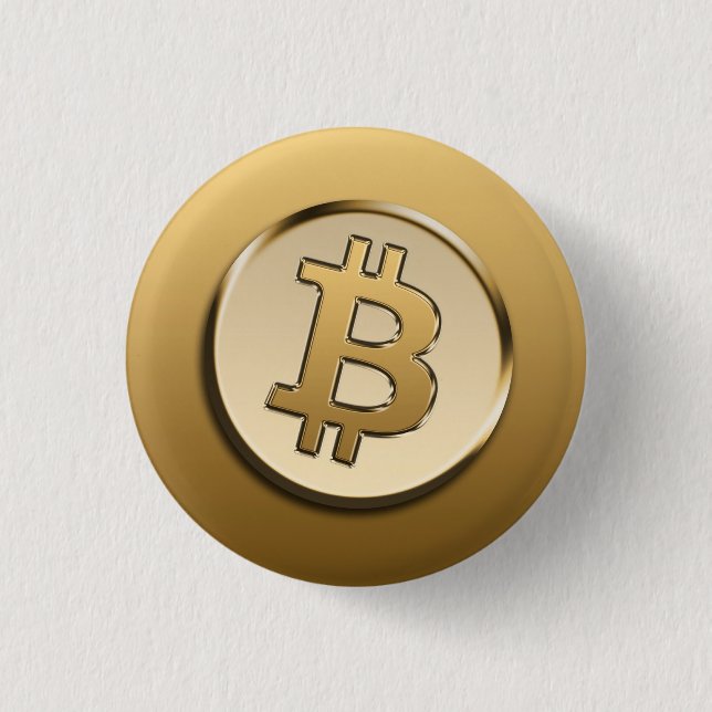 badge Bitcoin doré (Devant)