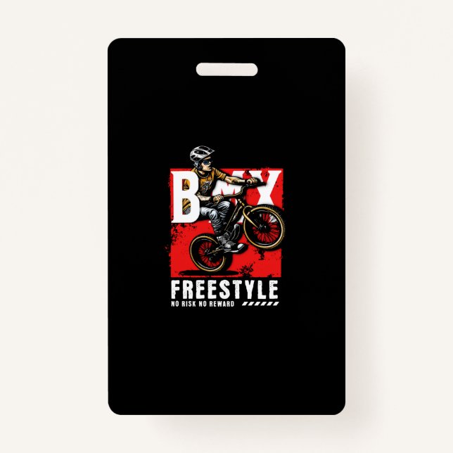 Badge Bmx Freestyle (Devant)