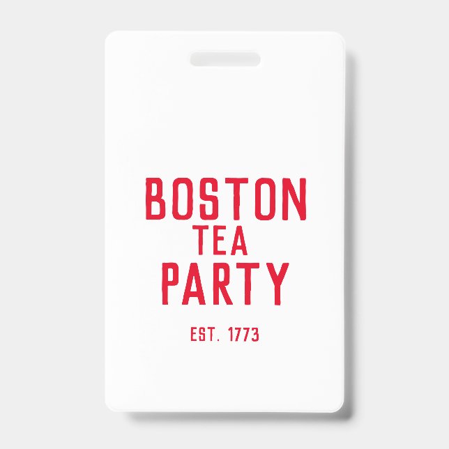 Badge Boston Tea Party (Avant)