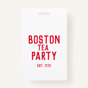 Badge Boston Tea Party