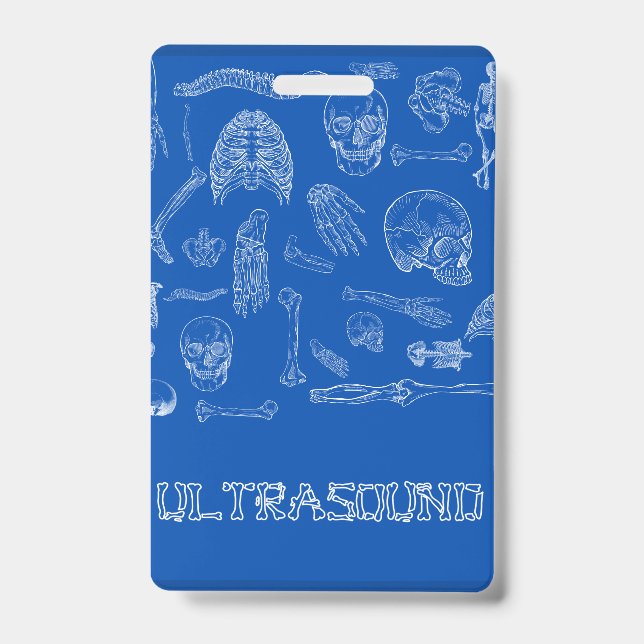 Badge Bouchon d'insigne Médicale vertical (Avant)