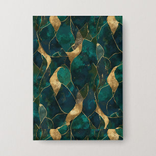 Badge Bouton Abstrait géométrique luxueux