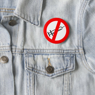 Badge/Bouton Anti Vax 2 Inch Round Button