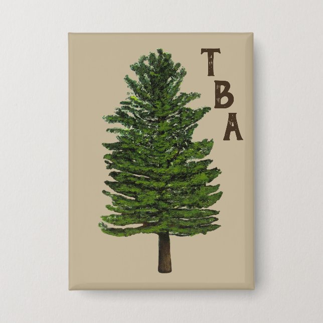 Badge Bouton Arborescence des pins (Recto)