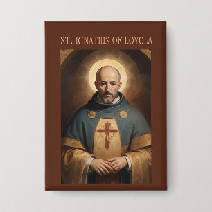 Badge Bouton catholique Saint-Ignace de Loyola