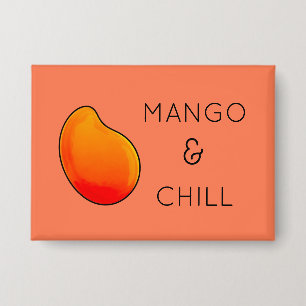 Badge Bouton de Collection de Fruits Mangue