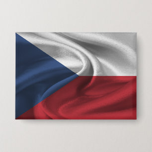 Badge Bouton Drapeau République tchèque