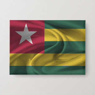 Badge Bouton Drapeau Togo