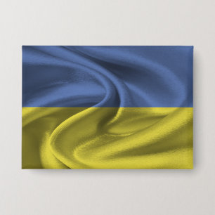 Badge Bouton Drapeau Ukraine