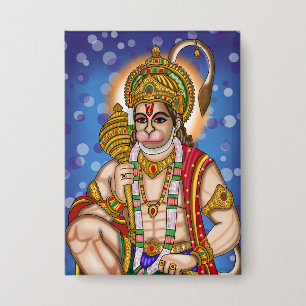 Badge Bouton Hanuman