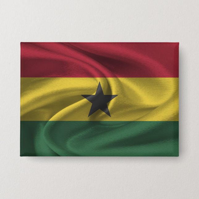 Badge Bouton Indicateur Ghana (Recto)