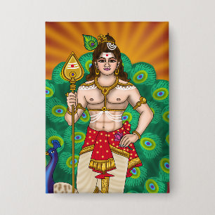 Badge Bouton Lord Murugan