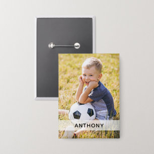 Badge Bouton Photo Sports personnalisé