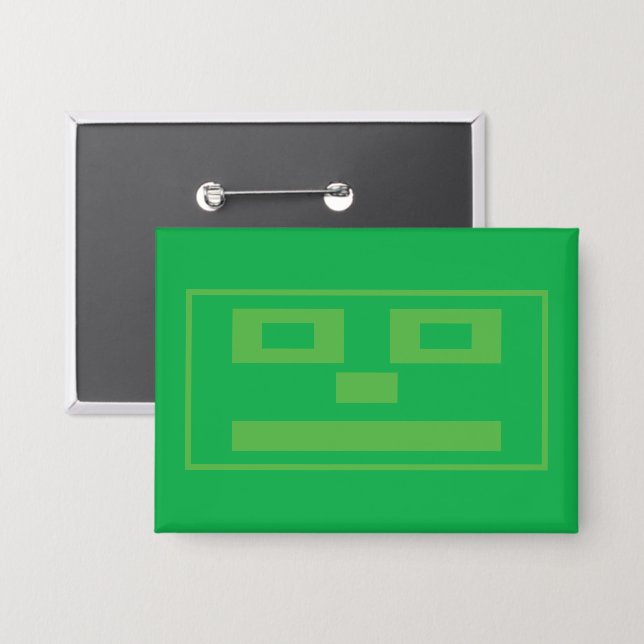 Badge Bouton Rectanglely (Recto/Verso)