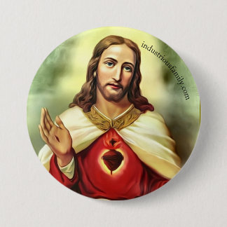 badge bouton sacré cœur  
