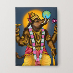 Badge Bouton Seigneur Varaha