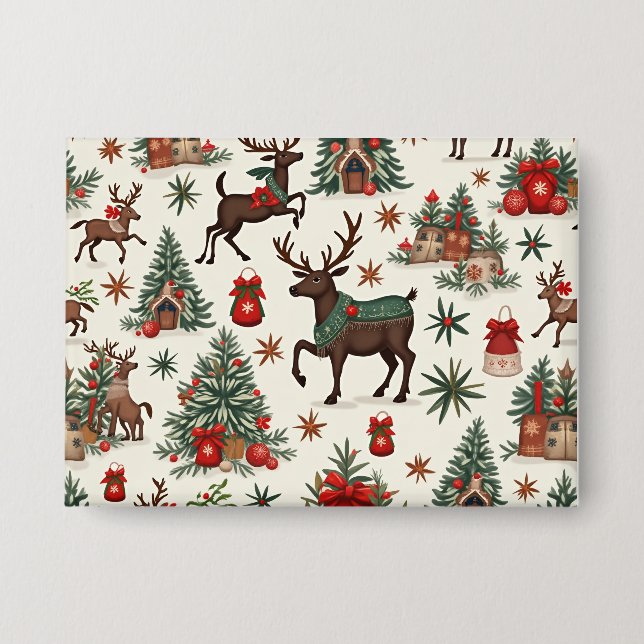 Badge Boutons de Noël (Recto)