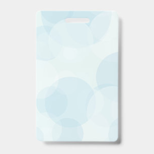 Badge Bulles Bleues
