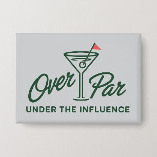 Badge Cadeau de golf au-dessus du par et sous influence 