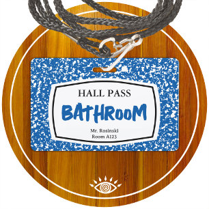 Badge carnet de composition passeport de salle de bain p