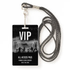 Carte de concert personnalisée VIP All Access Pass