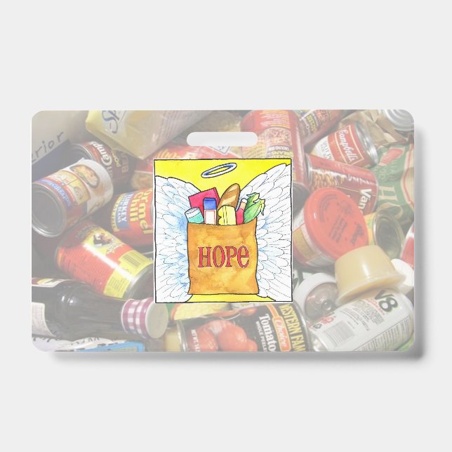 Badge Carte d'identité client d'une organisation caritat (Avant)