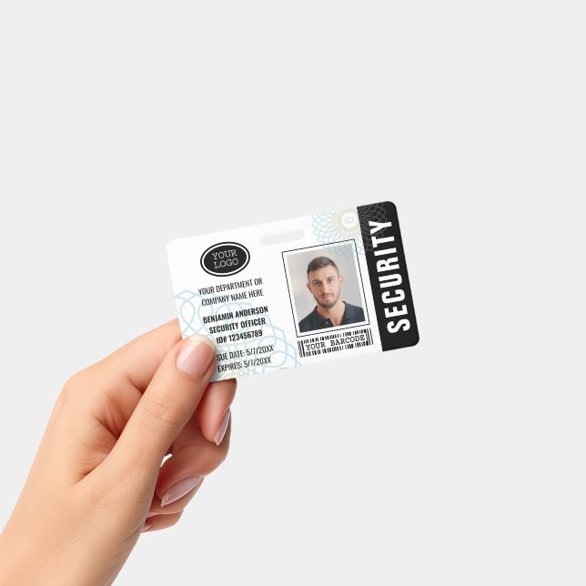 Gardes de sécurité et de police isolés. | Vecteur Premium