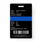 Carte d'identité de police photo personnalisée