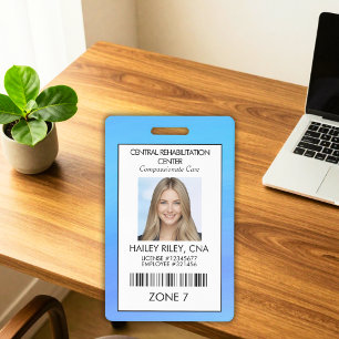 Badge Carte d'identité de sécurité avec photo pour les e