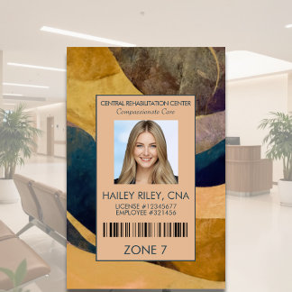 Badge Carte d'identité de sécurité avec photo pour les e