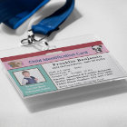 Carte d'identité Garçon fille photo personnalisée
