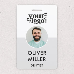 Badge Carte d'identité moderne minimaliste d'entreprise