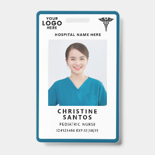 Badge Carte d'identité personnalisée pour le personnel m