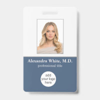 Carte d'identité photographique Employé Hôpital Pr