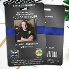 Carte d'identité policière personnalisée pour les