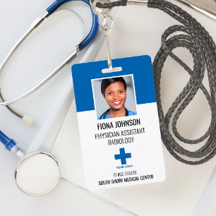 Badge Carte d'identité professionnelle médicale personna