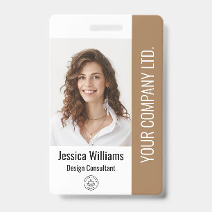 Badge Carte d'identité professionnelle personnalisée ave