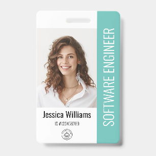 Badge Carte d'identité professionnelle personnalisée ave