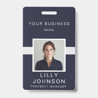 Badge Carte d'identité professionnelle personnalisée ave