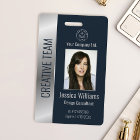Carte d'identité professionnelle personnalisée ble