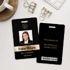 Carte d'identité professionnelle personnalisée en 