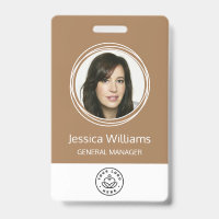 Carte d'identité professionnelle personnalisée Mar