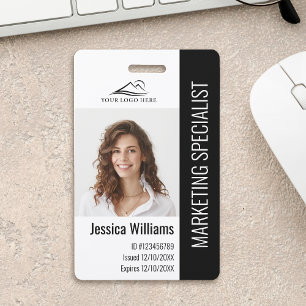 Badge Carte d'identité professionnelle personnalisée pou