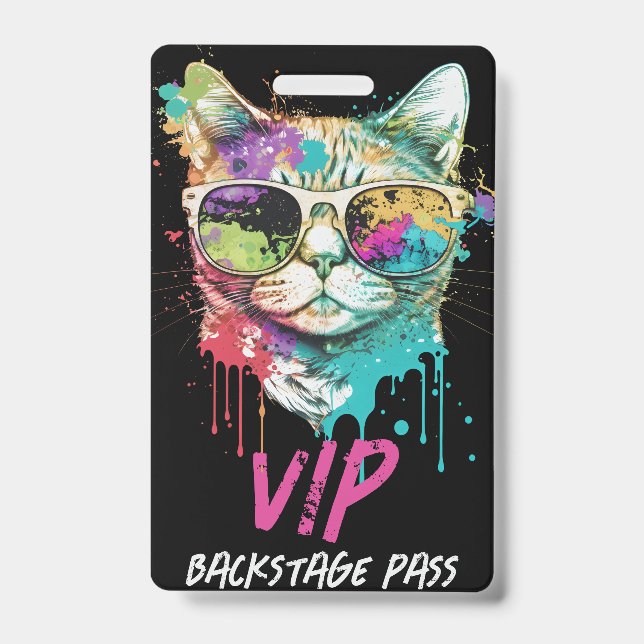 Badge Carte d'identité QR de la carte d'accès à l'arrièr (Front)