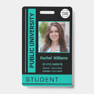 Badge Carte d'identité scolaire universitaire photo étud